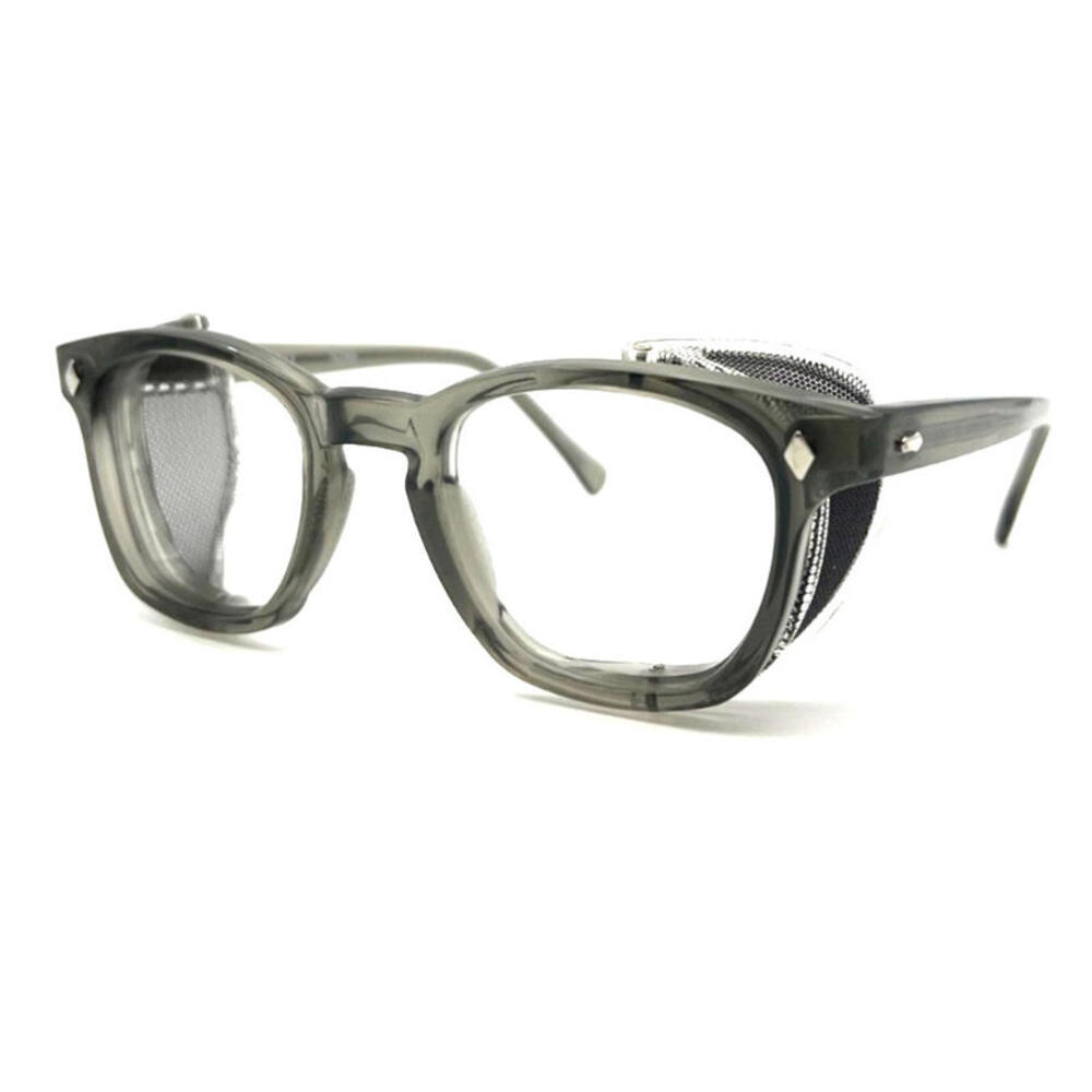 NEW PENTAX F9800 SMOKE SAFETY/SPORT EYEGLASSES 46-20-145
